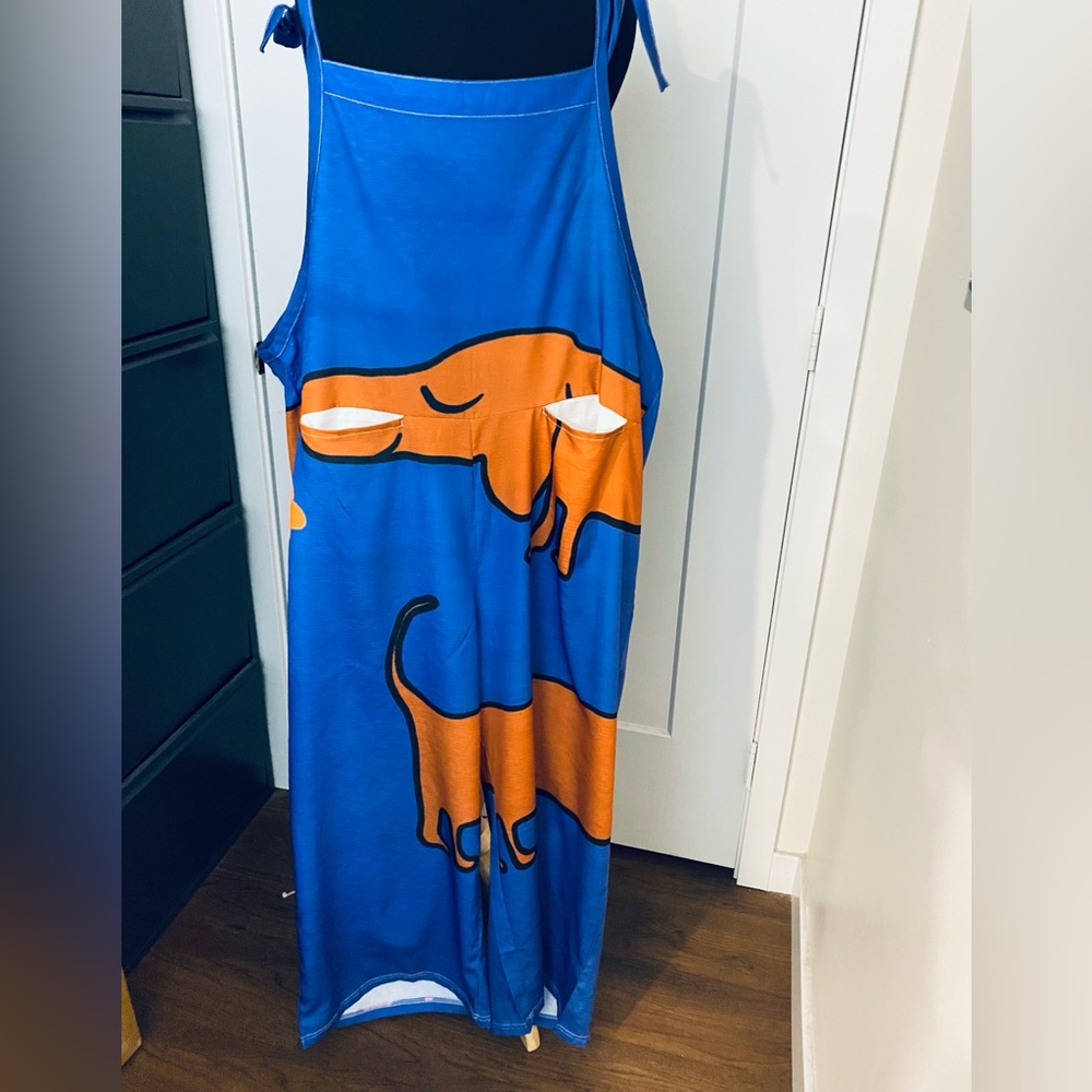 Dachshund print overalls - Picture 2 of 2